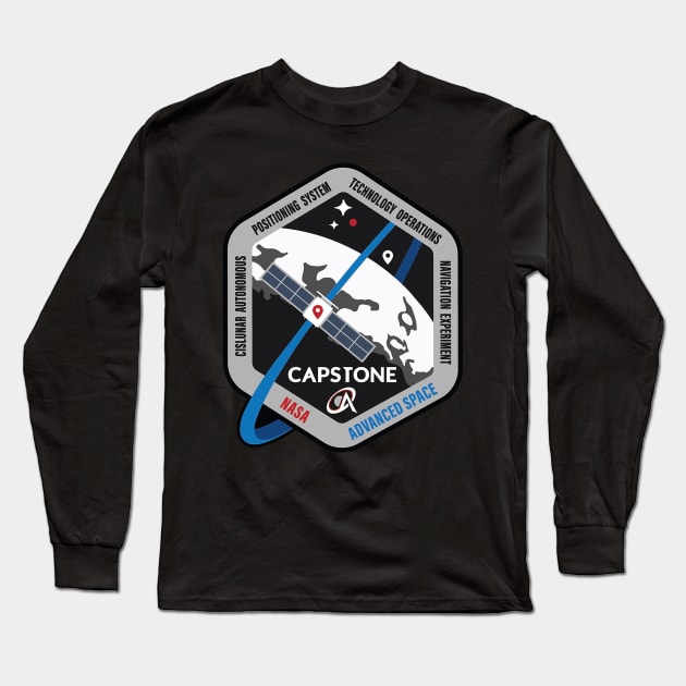 CAPSTONE Mission Patch - NASA Long Sleeve T-Shirt by FaelynArt